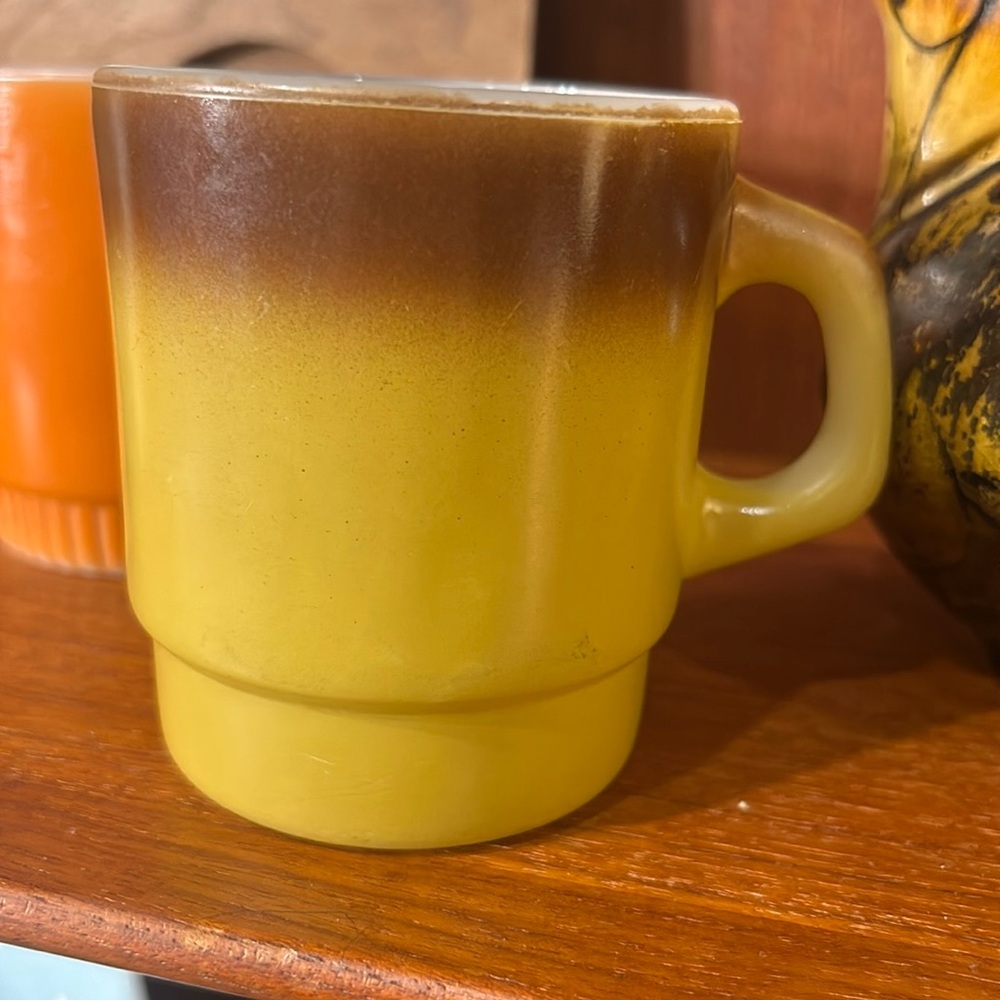 Vintage anchor Hocking Mug